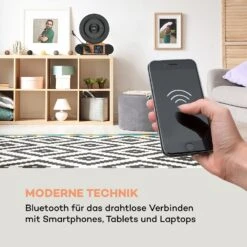 Verticalo SE DAB Retro-Plattenspieler DAB+ UKW-Tuner USB BT AUX Holz -Haushaltsgeräte Store 10034590 de 0005 logo