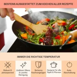 EasyCook Domino Keramikkochfeld 3000W Drehregler Schwarz -Haushaltsgeräte Store 10034603 de 0005 usp