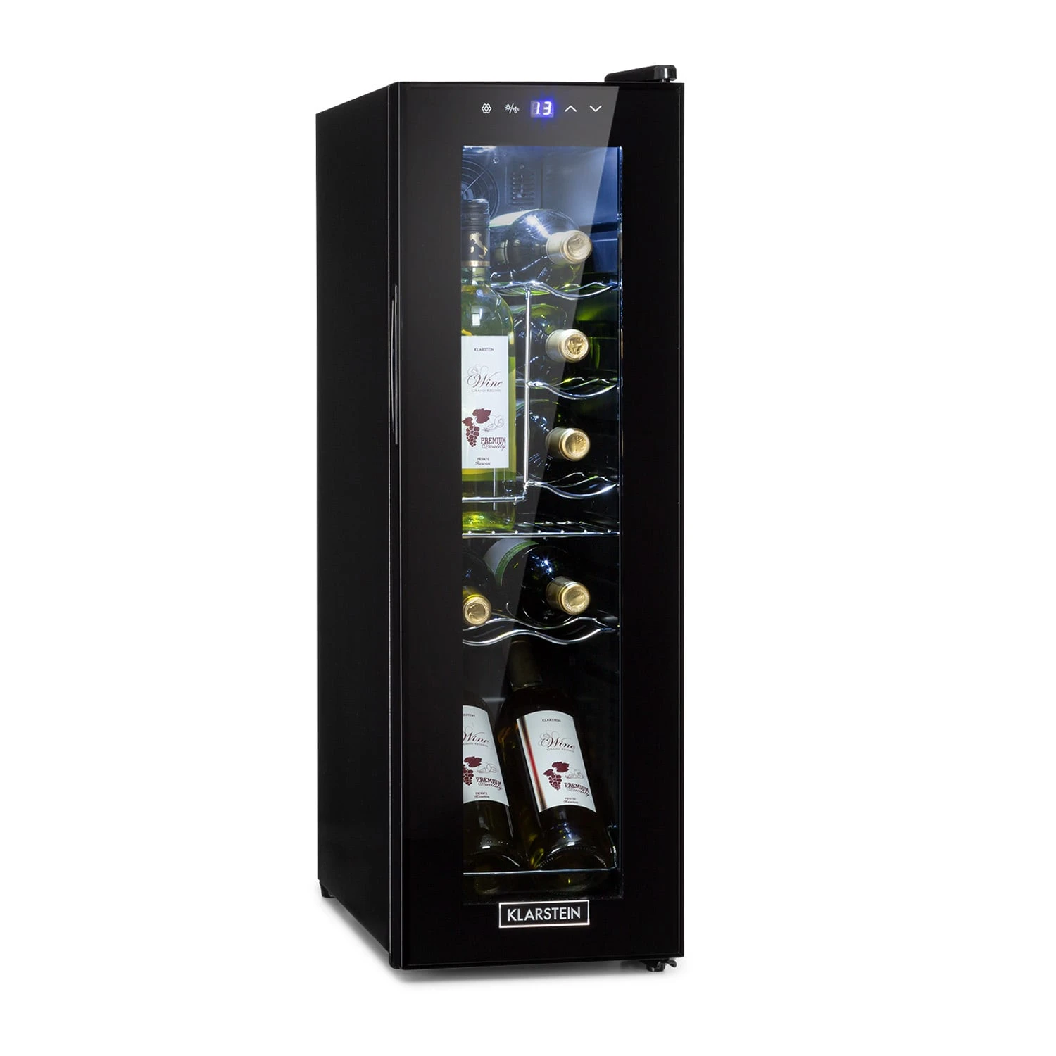 Shiraz 12 Slim Uno Weinkühlschrank 32l/12Fl.Touch 85 W 5-18 °C LED 3 Shiraz 12 Slim Uno Weinkühlschrank 32l/12Fl.Touch 85 W 5-18 °C LED