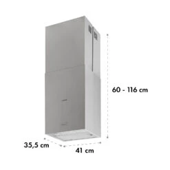 Structura Inselabzugshaube Abluft 641 M³/h Max. LED-Licht Edelstahl 20 Structura Inselabzugshaube Abluft 641 M³/h Max. LED-Licht Edelstahl -Haushaltsgeräte Store 10034849 yy 0009 logo