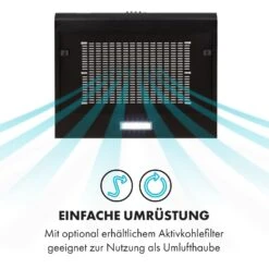 Capannina Unterbau-Abzugshaube 60cm 166m³/h LED Edelstahl Schwarz -Haushaltsgeräte Store 10034861 de 0003 logo