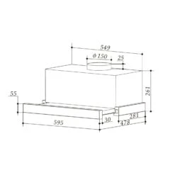 Viola Dunstabzugshaube Edelstahl 59,6 Cm 612m³/h EEK A Silber 18 Viola Dunstabzugshaube Edelstahl 59,6 Cm 612m³/h EEK A Silber -Haushaltsgeräte Store 10034862 yy 0008 logo Klarstein Viola Dunstabzugshaube silber
