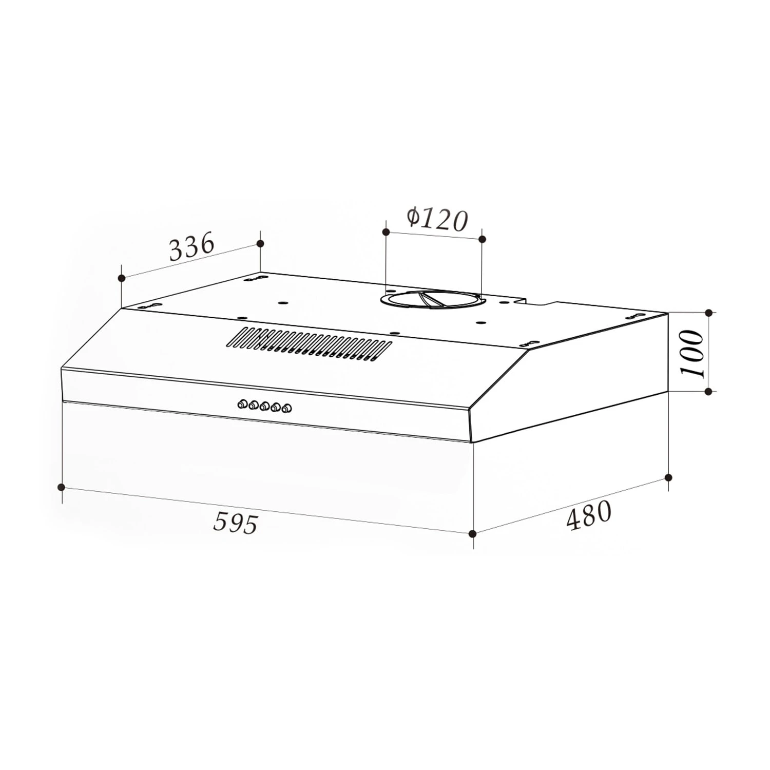 Contempo Unterbau-Dunstabzugshaube 60cm 175m³/h LED Edelstahl Acryl Weiß 11 Contempo Unterbau-Dunstabzugshaube 60cm 175m³/h LED Edelstahl Acryl Weiß – Bild 9