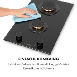 Goldflame Domino Gaskochfeld 2-flammig Messing-Brenner Glaskeramik 18 Goldflame Domino Gaskochfeld 2-flammig Messing-Brenner Glaskeramik -Haushaltsgeräte Store 10034971 de 0008 logo