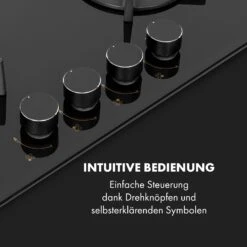 Goldflame 4 Gaskochfeld 4-flammig Messing-Brenner Glaskeramik Schwarz -Haushaltsgeräte Store 10034972 de 0004 logo