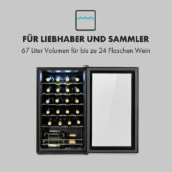 Shiraz 24 Uno Weinkühlschrank 63l 24Fl Touch-Bedienfeld 5-18°C -Haushaltsgeräte Store 10035028 de 0003 logo