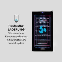 Shiraz 28 Uno Weinkühlschrank 74l 28Fl Touch-Bedienfeld 5-18°C 16 Shiraz 28 Uno Weinkühlschrank 74l 28Fl Touch-Bedienfeld 5-18°C -Haushaltsgeräte Store 10035029 de 0005 logo