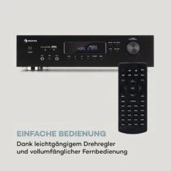 AMP-H260 5.1-Verstärker 2x100W + 3x20W RMS BT Opt./coax. Digital-In -Haushaltsgeräte Store 10035180 de 0006 logo