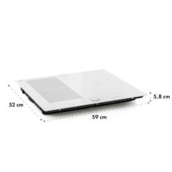 Delicatessa 60 Hybrid Einbaukochfeld Induktion 4 Zonen 7000W 23 Delicatessa 60 Hybrid Einbaukochfeld Induktion 4 Zonen 7000W -Haushaltsgeräte Store 10035198 yy 0011 logo Klarstein Delicatessa 60 Hybrid Kochfeld weiss