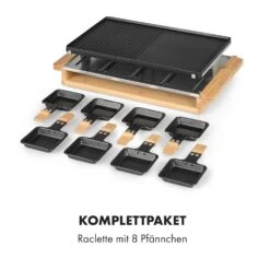 Tournedo Raclette 1200W Aluminiumguss 8 Personen Holz-Dekor 18 Tournedo Raclette 1200W Aluminiumguss 8 Personen Holz-Dekor -Haushaltsgeräte Store 10035219 de 0008 logo