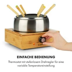 Bambus Fondue Edelstahl-Topf 800W -Haushaltsgeräte Store 10035221 de 0005 logo