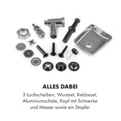 Kraftprotz Elektrischer Fleischwolf 700 W Kupfermotor Hack Wurst Kebbe Edelstahl -Haushaltsgeräte Store 10035233 de 0006 logo