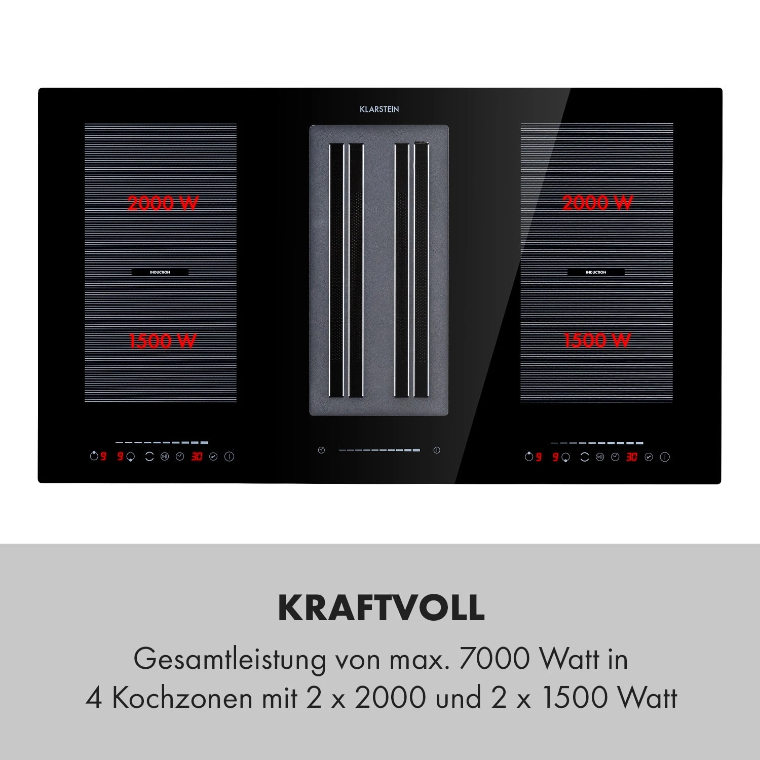 Full House 2.0 DownAir System Induktionsherd Dunstabzugshaube 271 M³/h 7 Full House 2.0 DownAir System Induktionsherd Dunstabzugshaube 271 M³/h – Bild 5