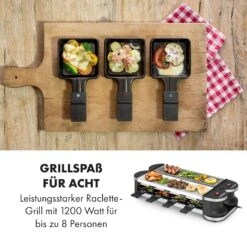 Tenderloin 50/50 Raclette-Grill 1200W 8 Personen Natursteinplatte Metallgrillplatte -Haushaltsgeräte Store 10035260 de 0002 logo