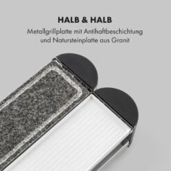 Tenderloin 50/50 Raclette-Grill 1200W 8 Personen Natursteinplatte Metallgrillplatte -Haushaltsgeräte Store 10035260 de 0006 logo