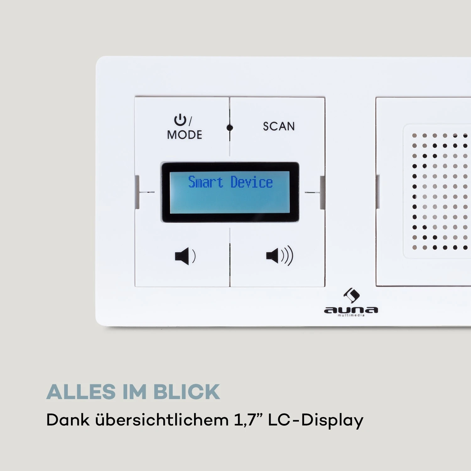 Auna DigiPlug UP Unterputz-Radio DAB+/FM BT LC-Display 8 Auna DigiPlug UP Unterputz-Radio DAB+/FM BT LC-Display – Bild 6