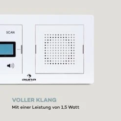 Auna DigiPlug UP Unterputz-Radio DAB+/FM BT LC-Display 17 Auna DigiPlug UP Unterputz-Radio DAB+/FM BT LC-Display -Haushaltsgeräte Store 10035289 de 0007 logo