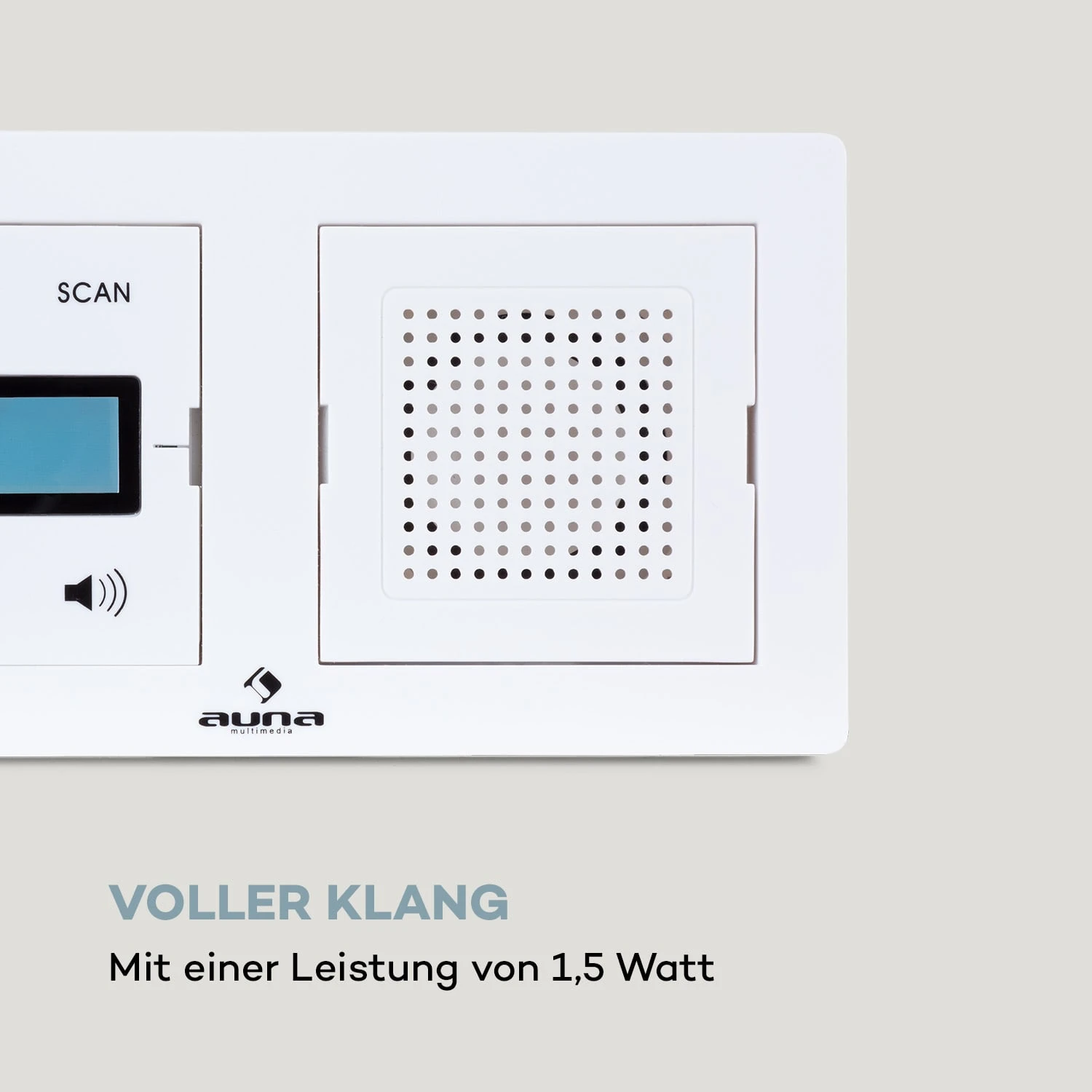 Auna DigiPlug UP Unterputz-Radio DAB+/FM BT LC-Display 9 Auna DigiPlug UP Unterputz-Radio DAB+/FM BT LC-Display – Bild 7