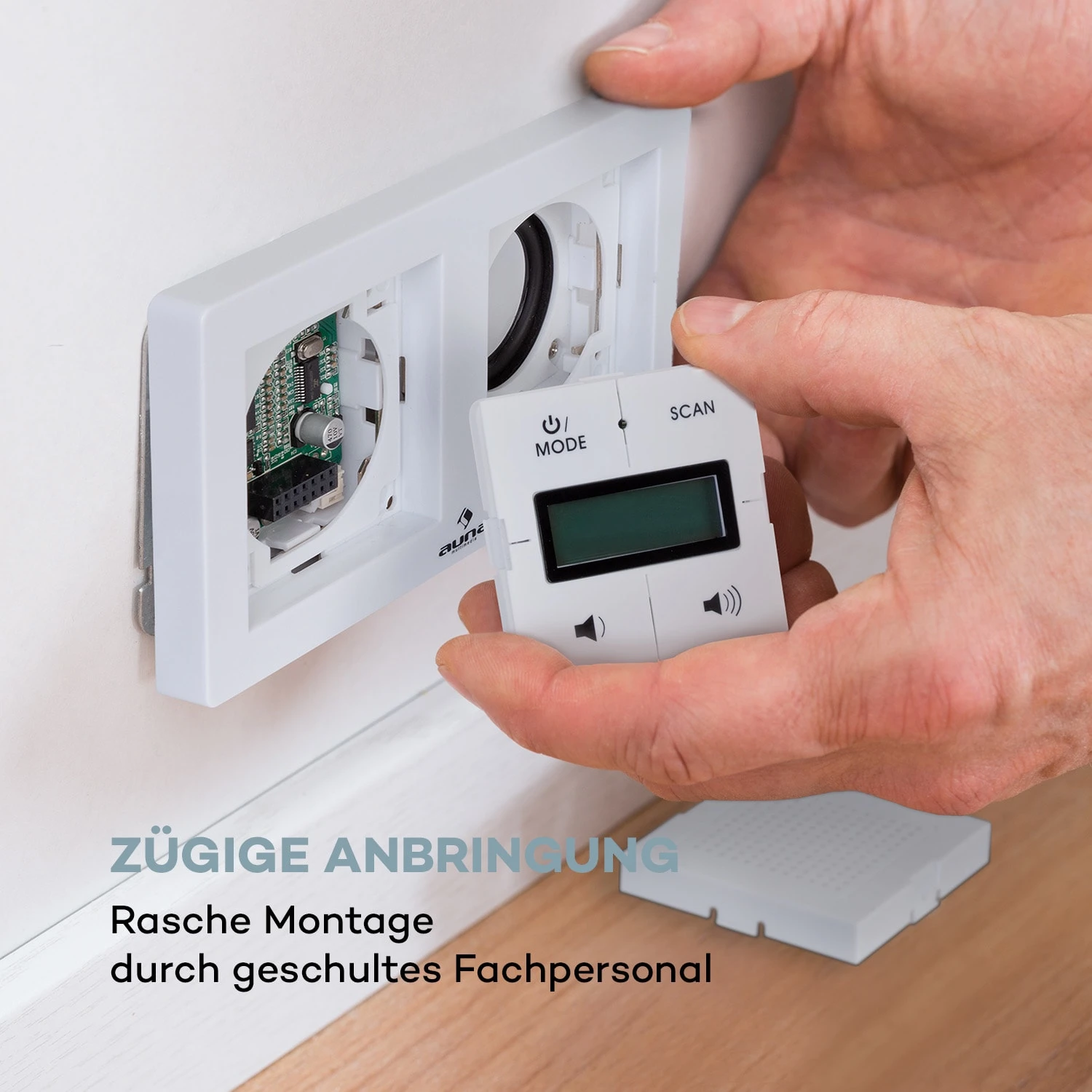 Auna DigiPlug UP Unterputz-Radio DAB+/FM BT LC-Display 11 Auna DigiPlug UP Unterputz-Radio DAB+/FM BT LC-Display – Bild 9