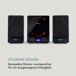 Microstar Vertikal-Stereoanlage CD-Player Bluetooth USB Fernbedienung -Haushaltsgeräte Store 10035301 de 0003 logo