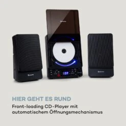 Microstar Vertikal-Stereoanlage CD-Player Bluetooth USB Fernbedienung -Haushaltsgeräte Store 10035301 de 0004 logo