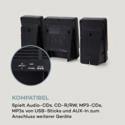 Microstar Microsystem Vertikalanlage CD-Player BT/USB Fernbedienung -Haushaltsgeräte Store 10035302 de 0007 logo