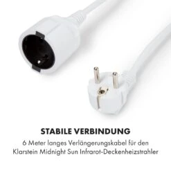 Midnight Sun Decken-Infrarotheizung 6 Meter Verlängerungskabel -Haushaltsgeräte Store 10035359 de 0003 logo