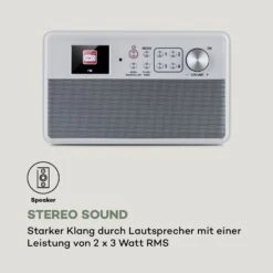 Nestor DAB+ Radio DAB+/FM 2 Betriebsmodi 2,4" TFT-Farbdisplay -Haushaltsgeräte Store 10035370 de 0006 logo