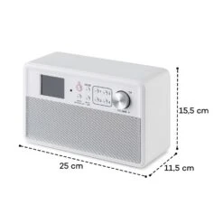 Nestor DAB+ Radio DAB+/FM 2 Betriebsmodi 2,4" TFT-Farbdisplay -Haushaltsgeräte Store 10035370 yy 0009 logo auna Nestor DAB Radio weiss