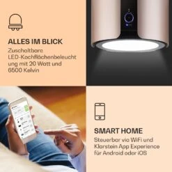 Skyfall Smart Inselabzugshaube Ø45cm Umluft 402m³/h LED 14 Skyfall Smart Inselabzugshaube Ø45cm Umluft 402m³/h LED -Haushaltsgeräte Store 10035378 de 0003 logo