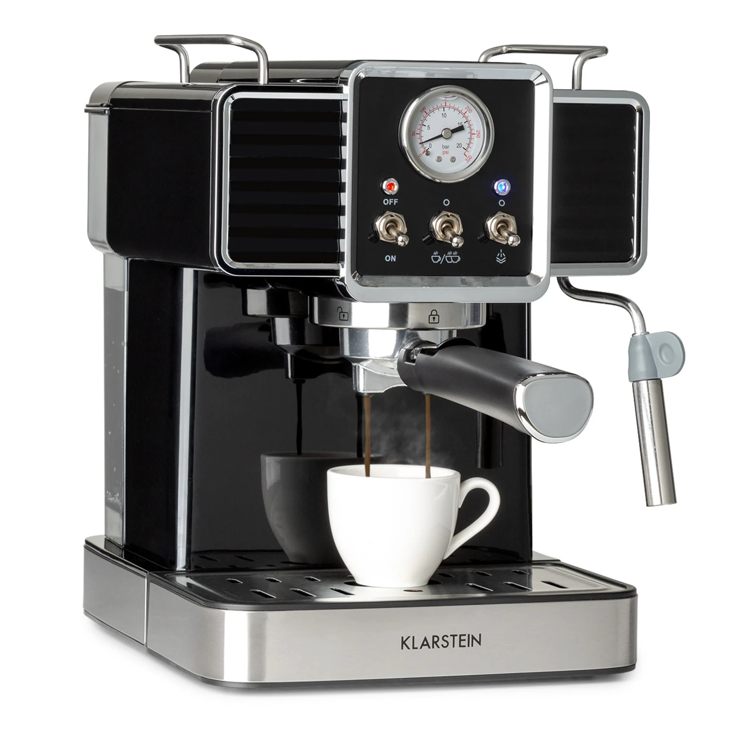 Gusto Classico Espressomaker 1350 Watt 20 Bar Druck 1,5 Liter 3 Gusto Classico Espressomaker 1350 Watt 20 Bar Druck 1,5 Liter