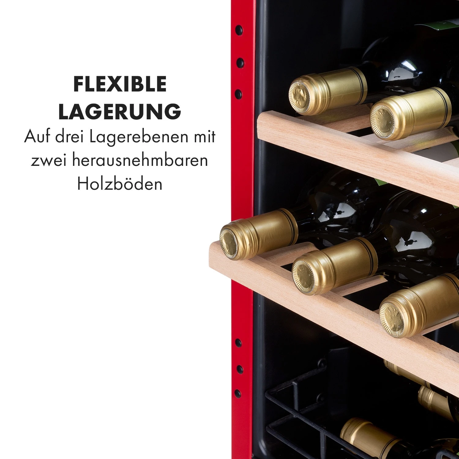 Vinetage 12 Getränkekühler Kühlschrank 48 Liter 4-22°C Retro-Design 9 Vinetage 12 Getränkekühler Kühlschrank 48 Liter 4-22°C Retro-Design – Bild 7