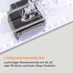 ClearTech Plattenspieler 33/45/78 U/min Bluetooth Stereolautsprecher 14 ClearTech Plattenspieler 33/45/78 U/min Bluetooth Stereolautsprecher -Haushaltsgeräte Store 10035573 de 0004 logo