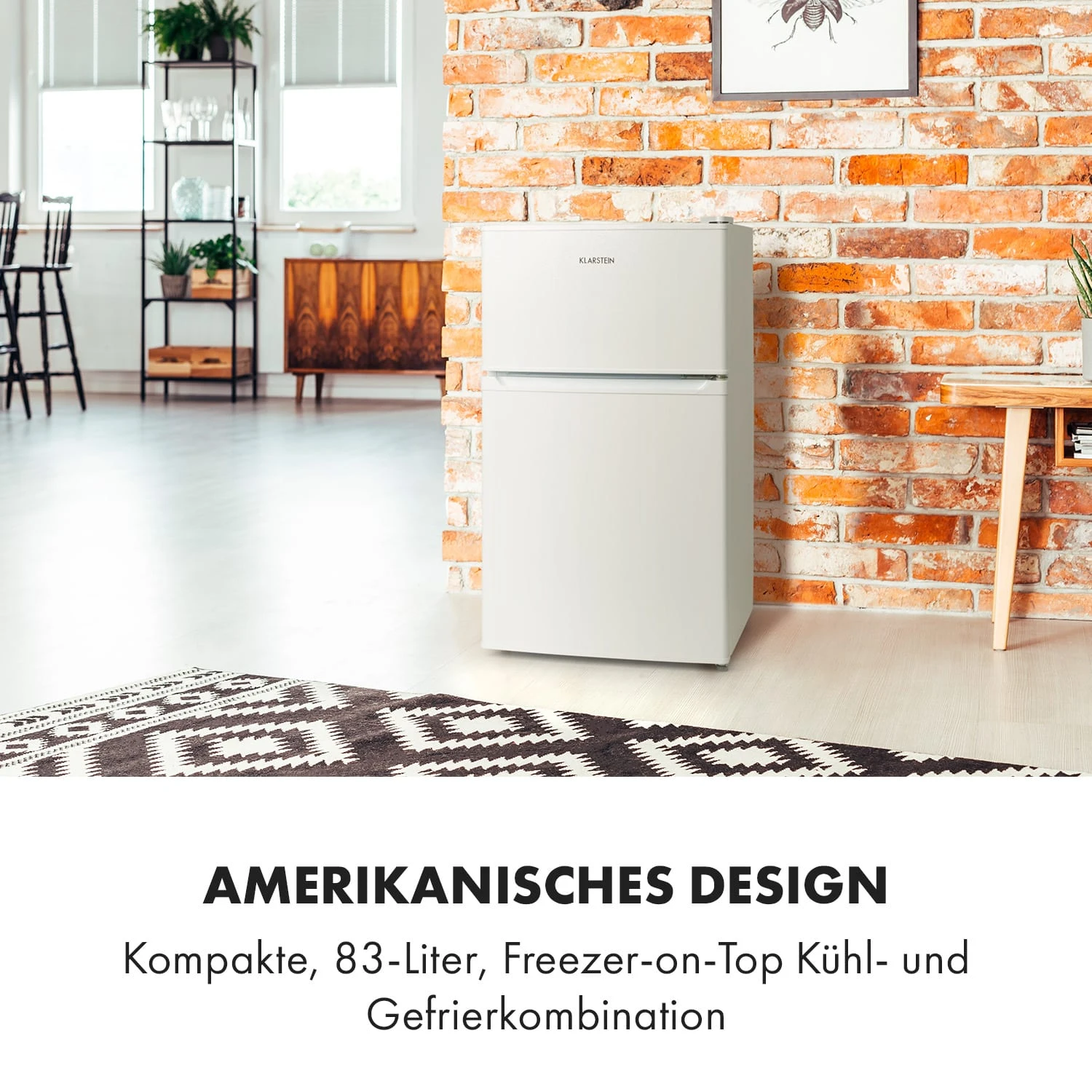 Big Daddy Cool Kühl-Gefrier-Kombination 87 Liter 40dB EEK F 4 Big Daddy Cool Kühl-Gefrier-Kombination 87 Liter 40dB EEK F – Bild 2