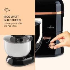 Lucia Elegance Küchenmaschine Mixer Fleischwolf 2000W BPA-frei -Haushaltsgeräte Store 10035639 de 0003 logo