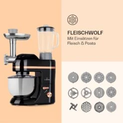 Lucia Elegance Küchenmaschine Mixer Fleischwolf 2000W BPA-frei -Haushaltsgeräte Store 10035639 de 0005 logo