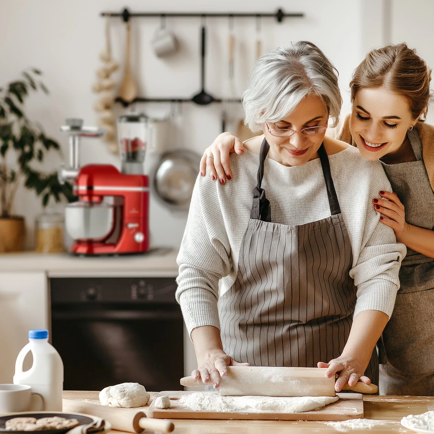 Lucia Elegance Küchenmaschine Mixer Fleischwolf 2000W BPA-frei 4 Lucia Elegance Küchenmaschine Mixer Fleischwolf 2000W BPA-frei – Bild 2