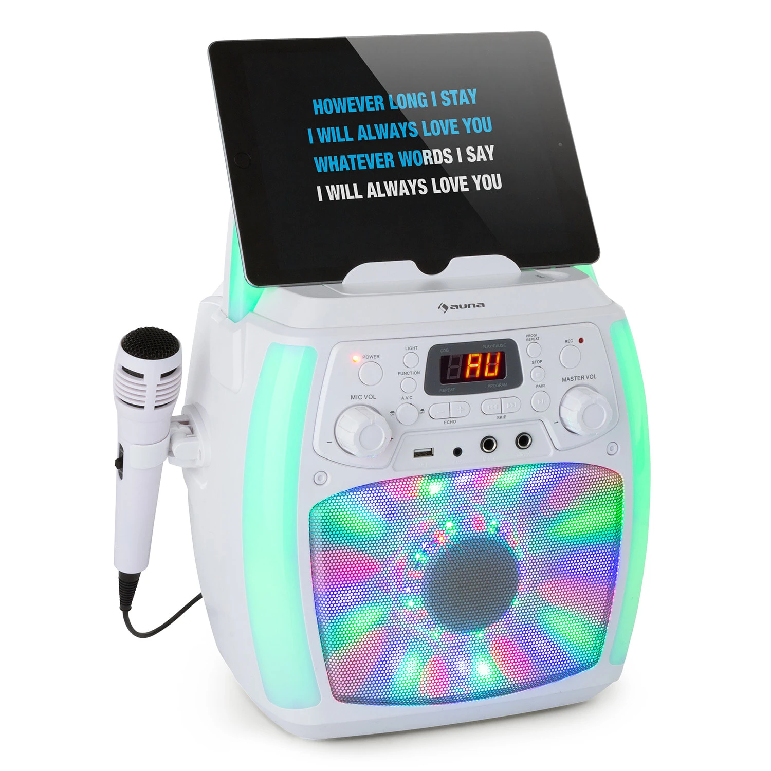 StarMaker Plus Karaoke-Anlage Karaokemaschine Bluetooth USB CD LED-Show RCA 3 StarMaker Plus Karaoke-Anlage Karaokemaschine Bluetooth USB CD LED-Show RCA