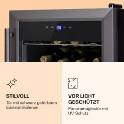 Ultimo 16 Uno Weinkühlschrank 42l Touch-Bedienfeld 16 Flaschen 5-18°C -Haushaltsgeräte Store 10035777 de 0004 logo