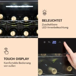 Ultimo 16 Uno Weinkühlschrank 42l Touch-Bedienfeld 16 Flaschen 5-18°C -Haushaltsgeräte Store 10035777 de 0005 logo