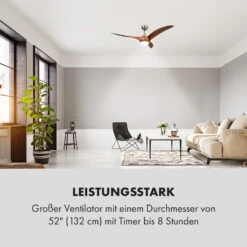 Monteverde Deckenventilator Deckenleuchte 52" 8.376m³/h 3 Flügel -Haushaltsgeräte Store 10035788 de 0006 logo