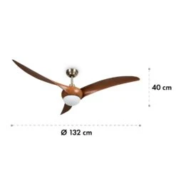 Monteverde Deckenventilator Deckenleuchte 52" 8.376m³/h 3 Flügel -Haushaltsgeräte Store 10035788 yy 0007 logo