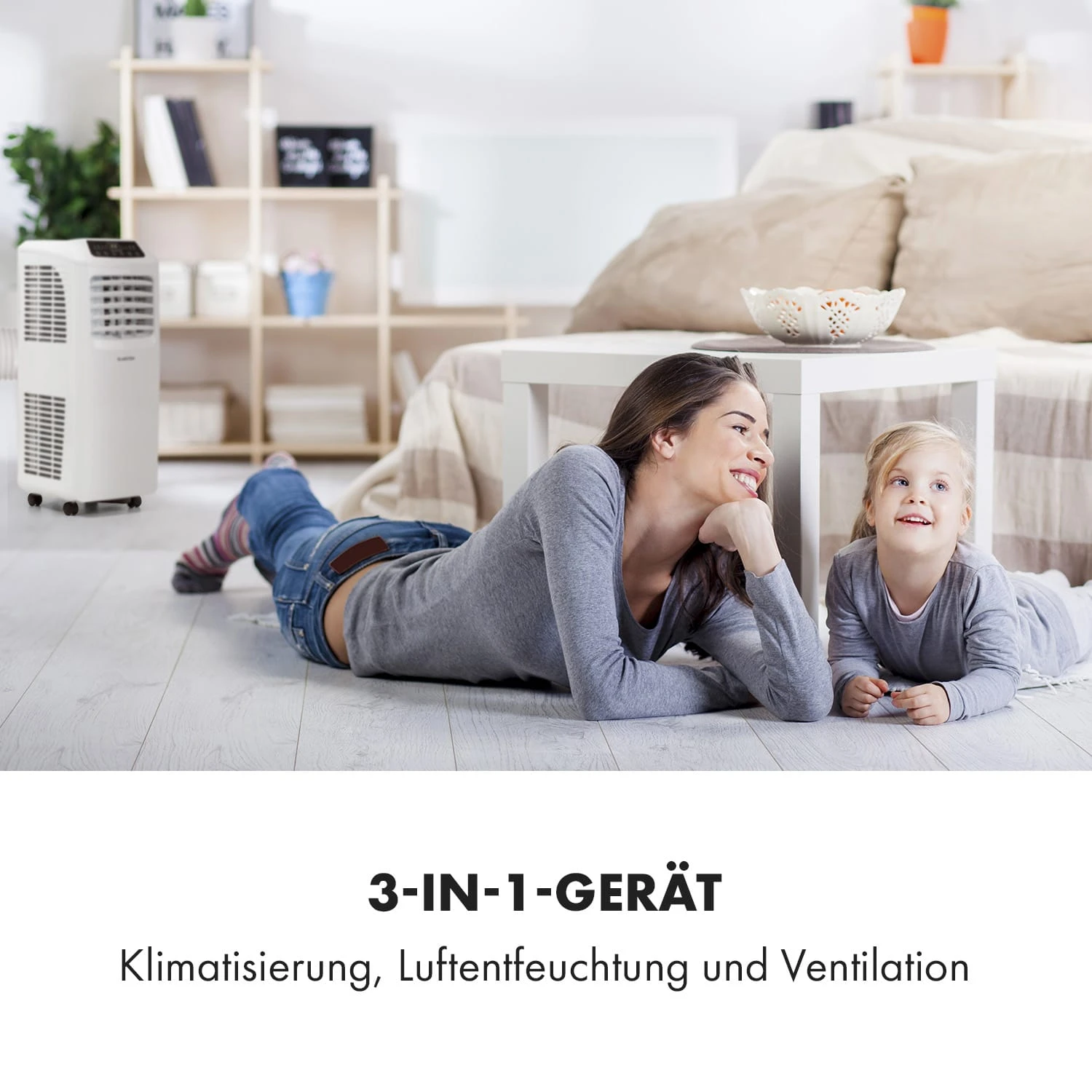 Pure Blizzard Smart 7k Mobile Klimaanlage 7000 BTU/2,1 KW EEC A Fernbedienung Weiß 5 Pure Blizzard Smart 7k Mobile Klimaanlage 7000 BTU/2,1 KW EEC A Fernbedienung Weiß – Bild 3