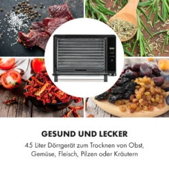 Mega Jerky Dörrautomat 650W 50-80°C LC-Touch-Display Timer -Haushaltsgeräte Store 10035853 de 0004 logo