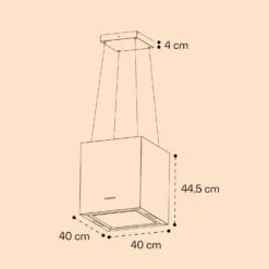 Kronleuchter Inselabzugshaube 596m³/h LED-Panel EEK A -Haushaltsgeräte Store 10035974 yy 0007 logo