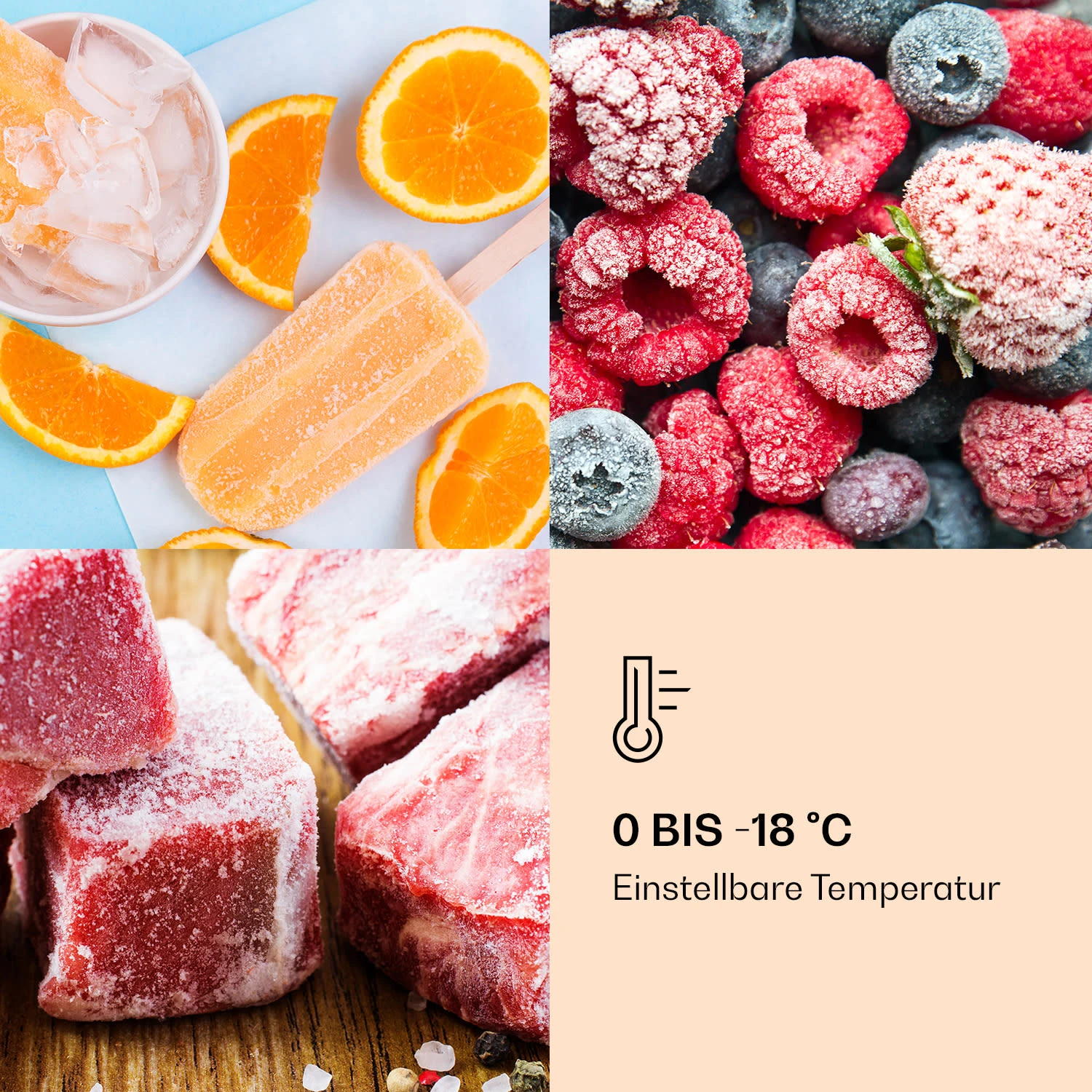 IceAge 36 Gefrierschrank 36 Liter EEK E 2 Etagen Thermostat Glasfront 6 IceAge 36 Gefrierschrank 36 Liter EEK E 2 Etagen Thermostat Glasfront – Bild 4