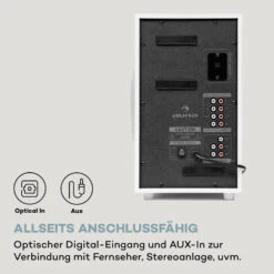 Areal 525 DG 5.1-Surround-System 125W RMS Opt-In BT USB SD AUX Fernbedienung -Haushaltsgeräte Store 10036136 de 0007 logo