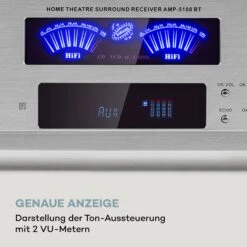 AMP 5100 BT Stereo-Verstärker 2x120 W + 3x50 W RMS BT 14 AMP 5100 BT Stereo-Verstärker 2x120 W + 3x50 W RMS BT -Haushaltsgeräte Store 10036140 de 0005 logo