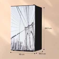 CoolArt 79L Kühl-Gefrier-Kombination EEK F Gefrierfach 9l Designtür -Haushaltsgeräte Store 10036184 yy 0006 logo