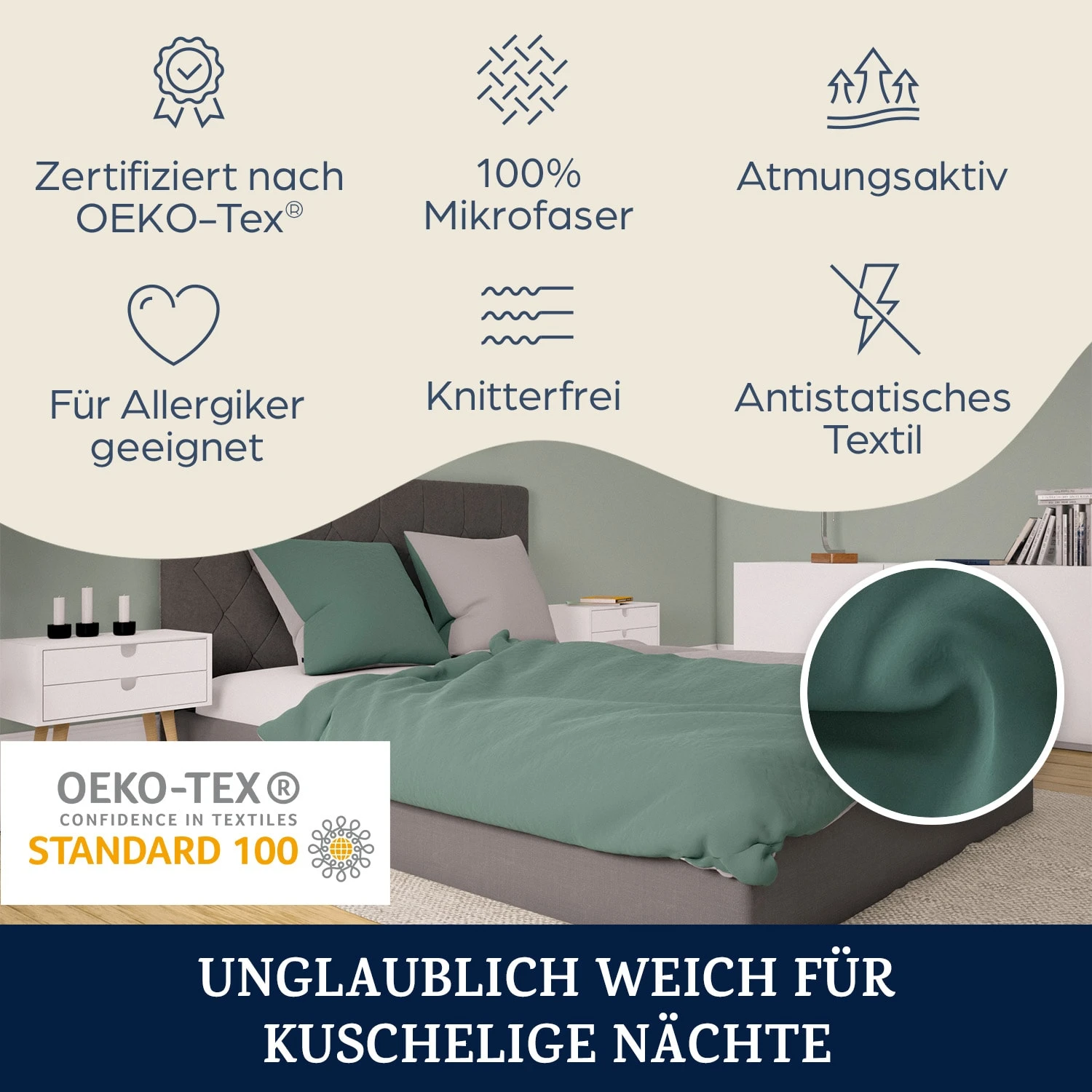 Soft Wonder-Edition Bettwäsche 135x200 Cm 4 Soft Wonder-Edition Bettwäsche 135x200 Cm – Bild 2